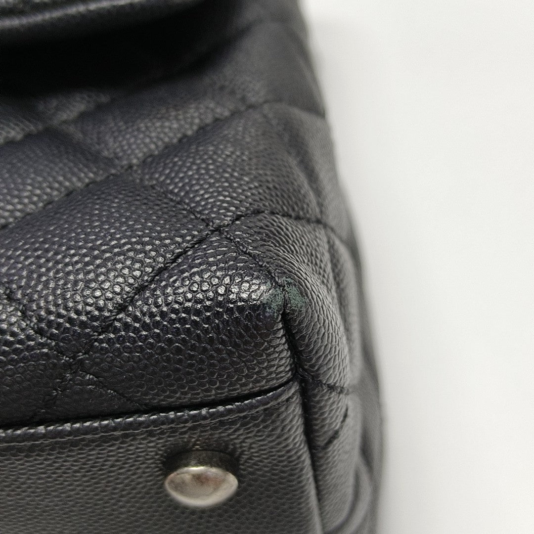 COCO HANDLE Medium Quilted Grained Calfskin Multicolor