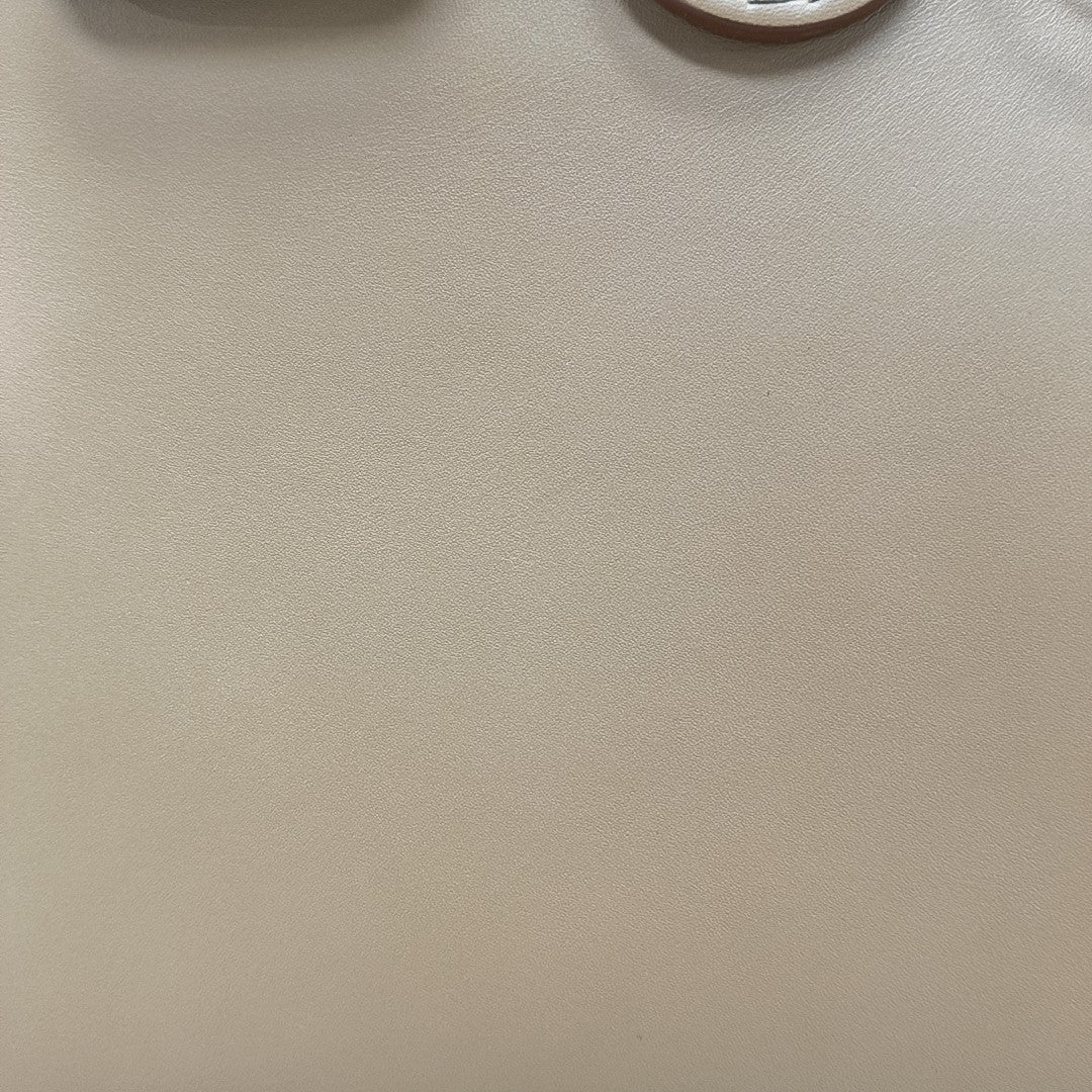 Calfskin Top Handle Bag Brown
