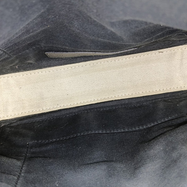 Navy Mini Canvas Beige