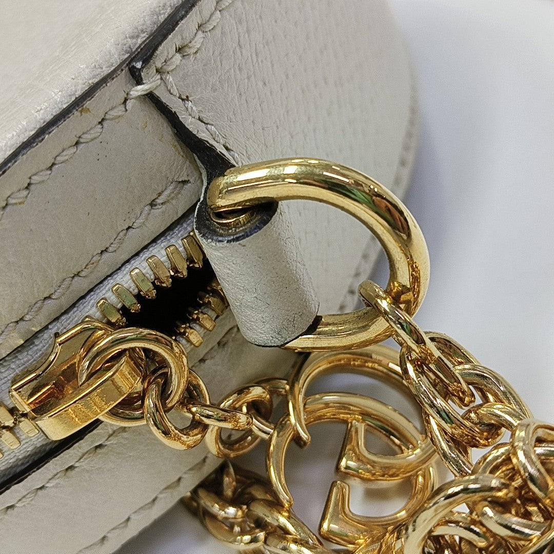 Ophidia Mini Calfskin White