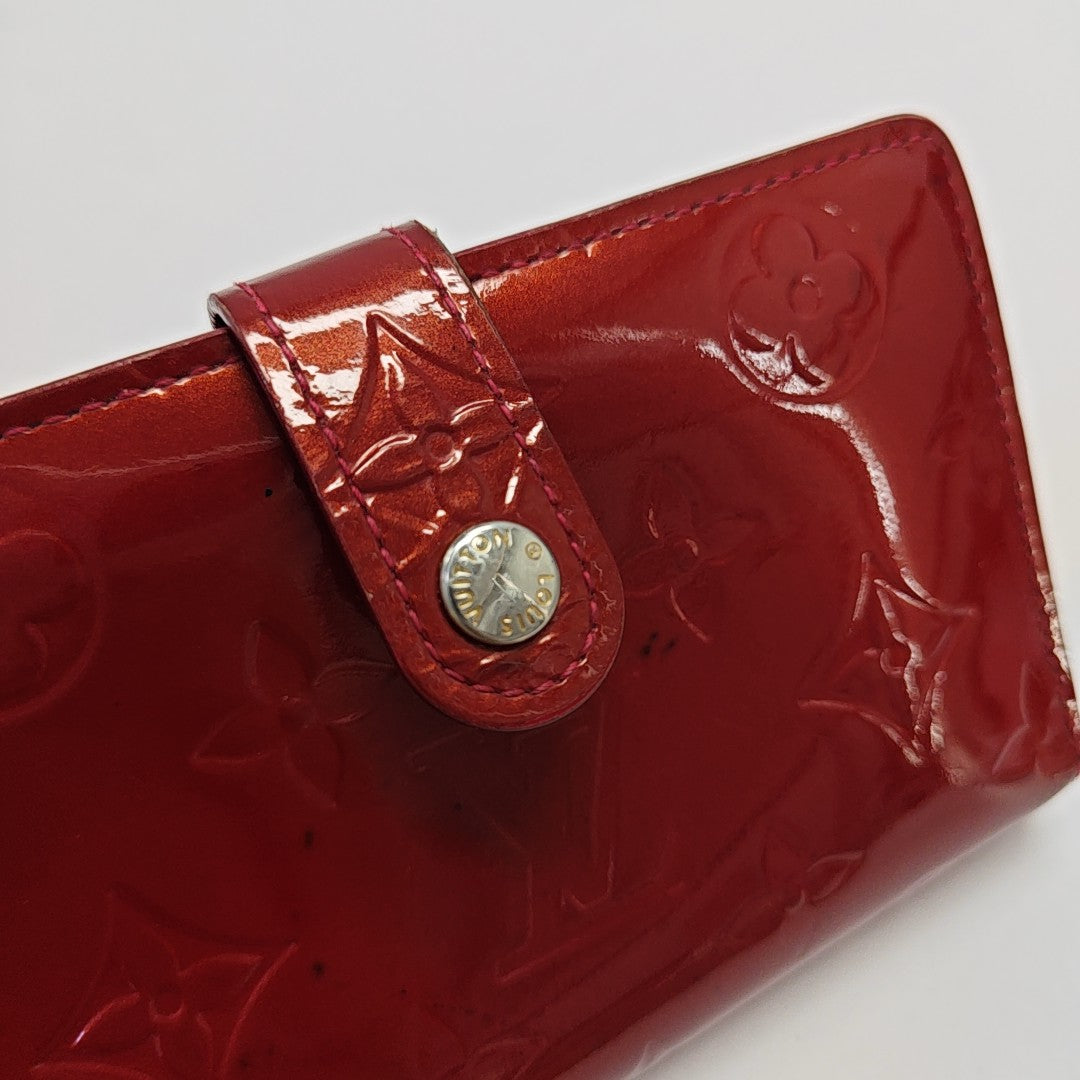 VIENNOIS Patent Leather Red Wallet