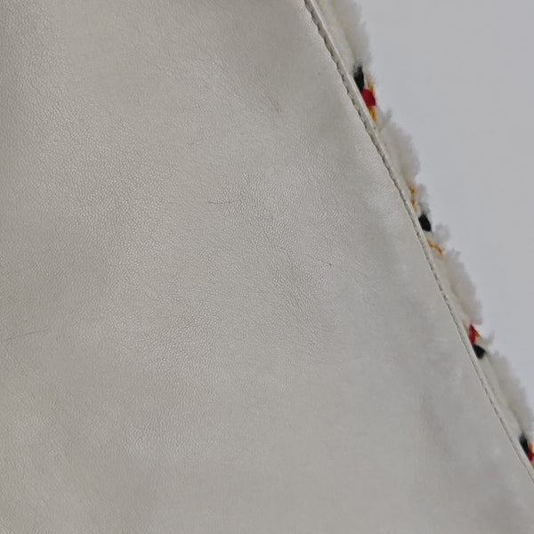 Fabric Shoulder Bag White