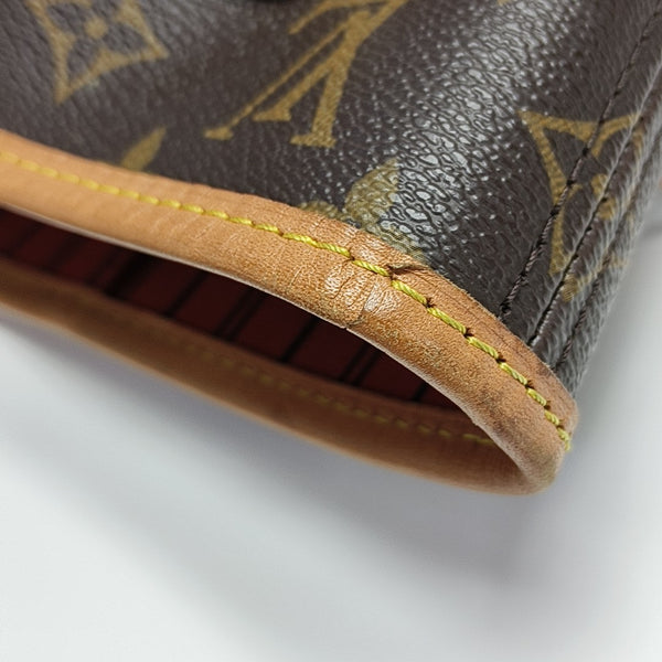 NEVERFULL MM Lona Monogram Revestida Marrón