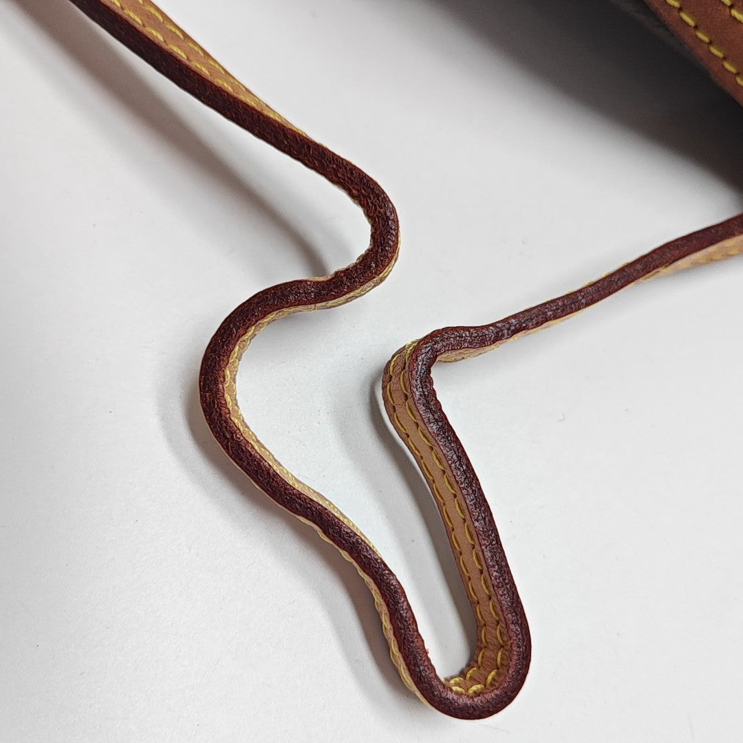 NÉONOÉ Nano Monogram Coated Canvas Brown