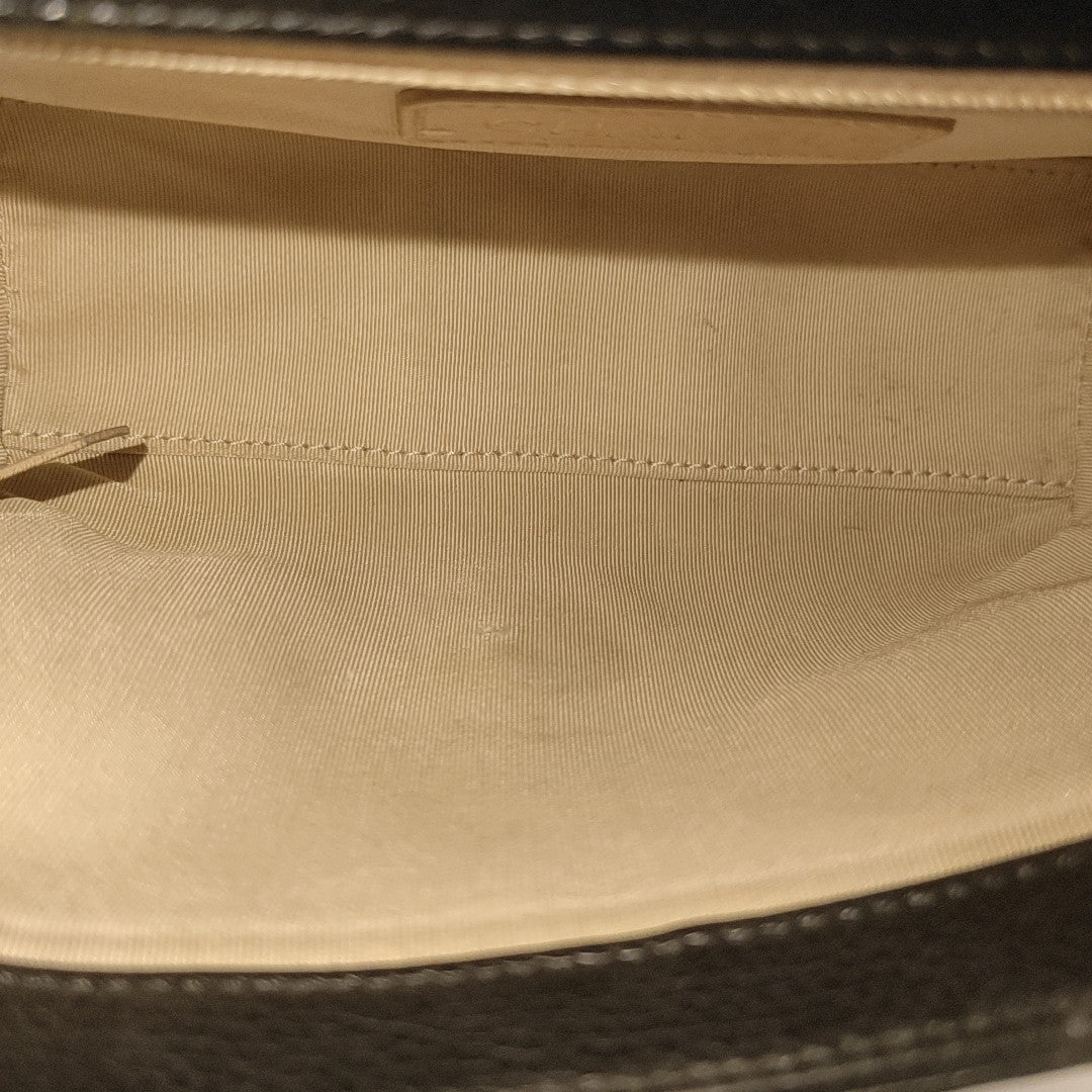 LABEL CLICK Quilted Calfskin Black