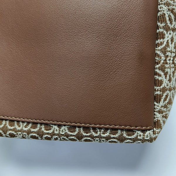 Monogram Canvas Top Handle Bag Brown