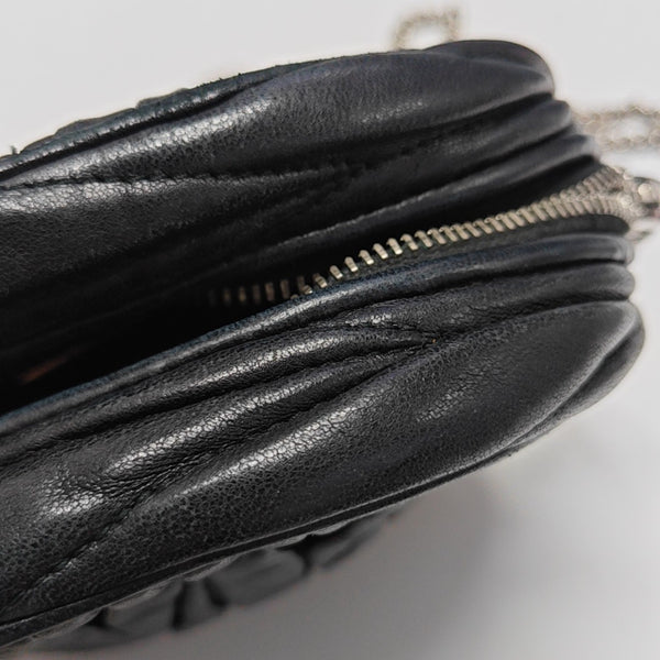 Matelassé Quilted Lambskin Black