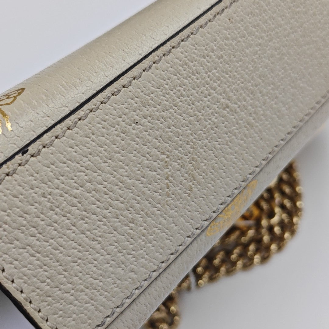 Padlock Small Calfskin White