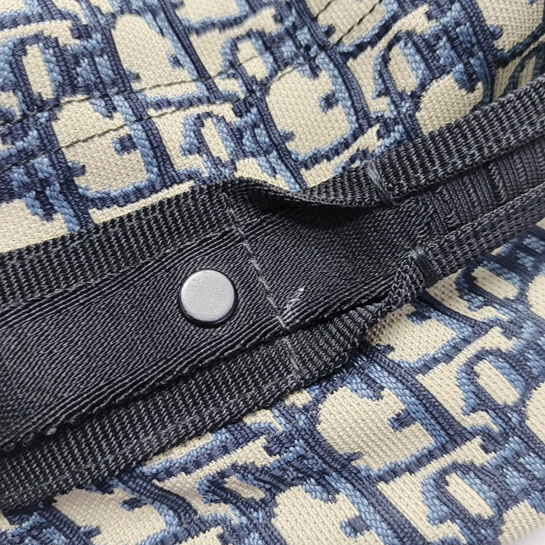 Diortravel Oblique Canvas Blue