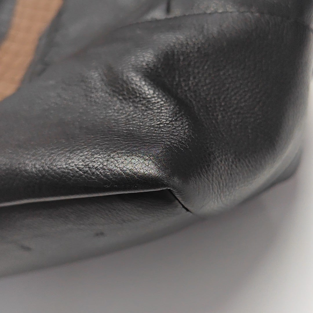 Calfskin Backpack Black