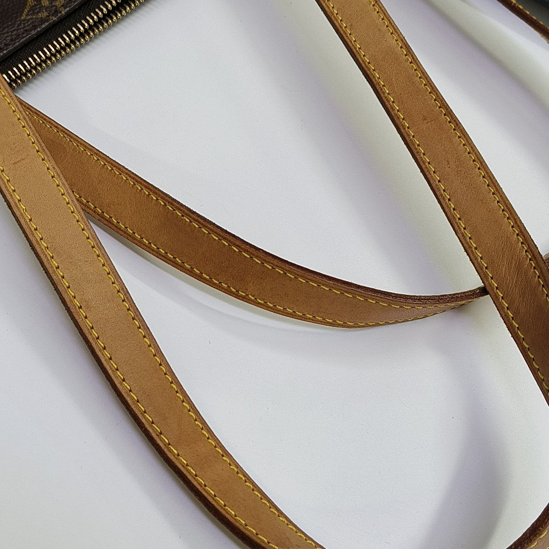 PIANO Monogram Coated Canvas Brown