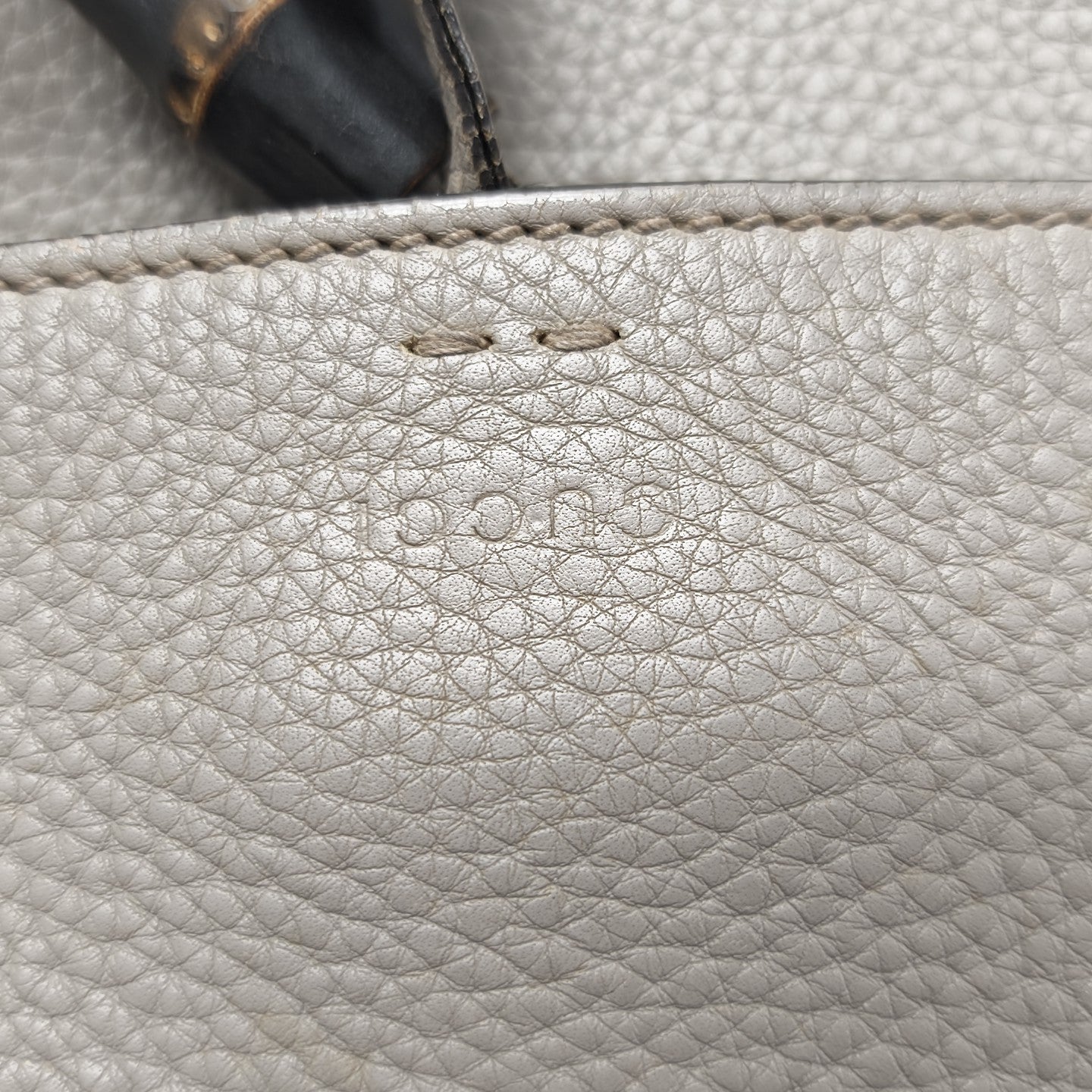 Bamboo 1947 Medium Calfskin Gray