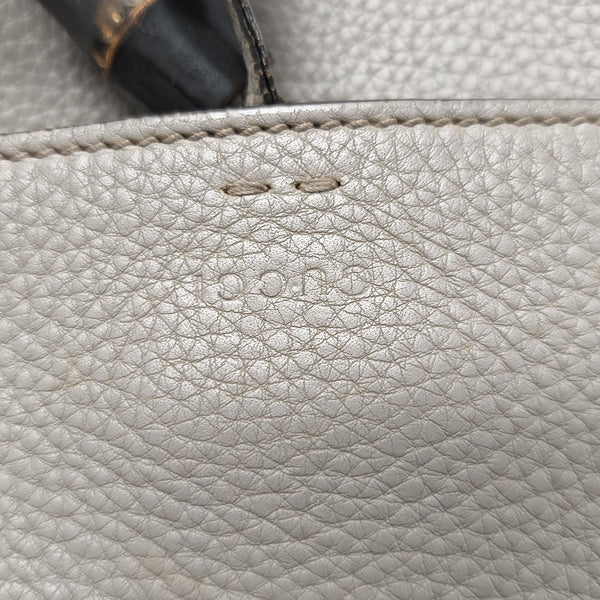 Bamboo 1947 Medium Calfskin Gray