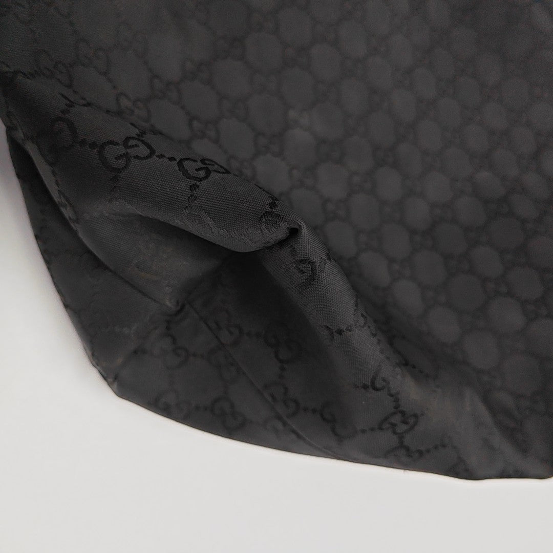 GG Supreme Monogram Nylon Black
