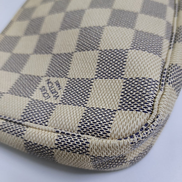 ACCESSOIRES GM Damier Azur Coated Canvas White