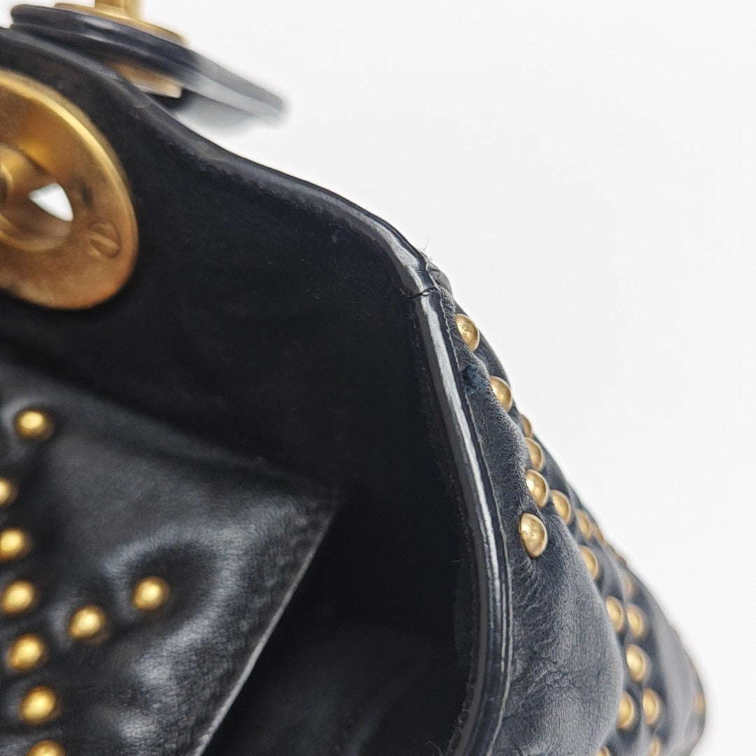 Lady Dior Medium Cannage Lambskin Black