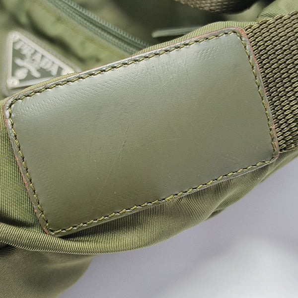 Nylon Shoulder Bag Green