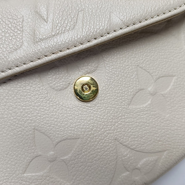 IVY Monogram Calfskin Beige
