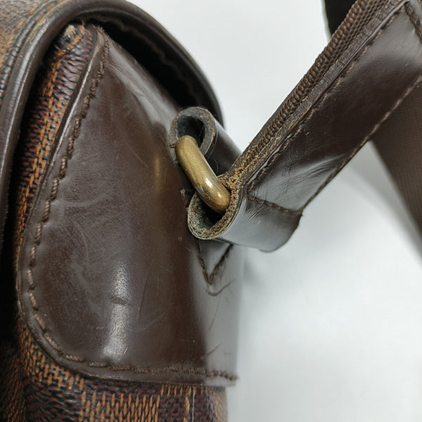 SPENCER Damier Ebene Coated Canvas Brown