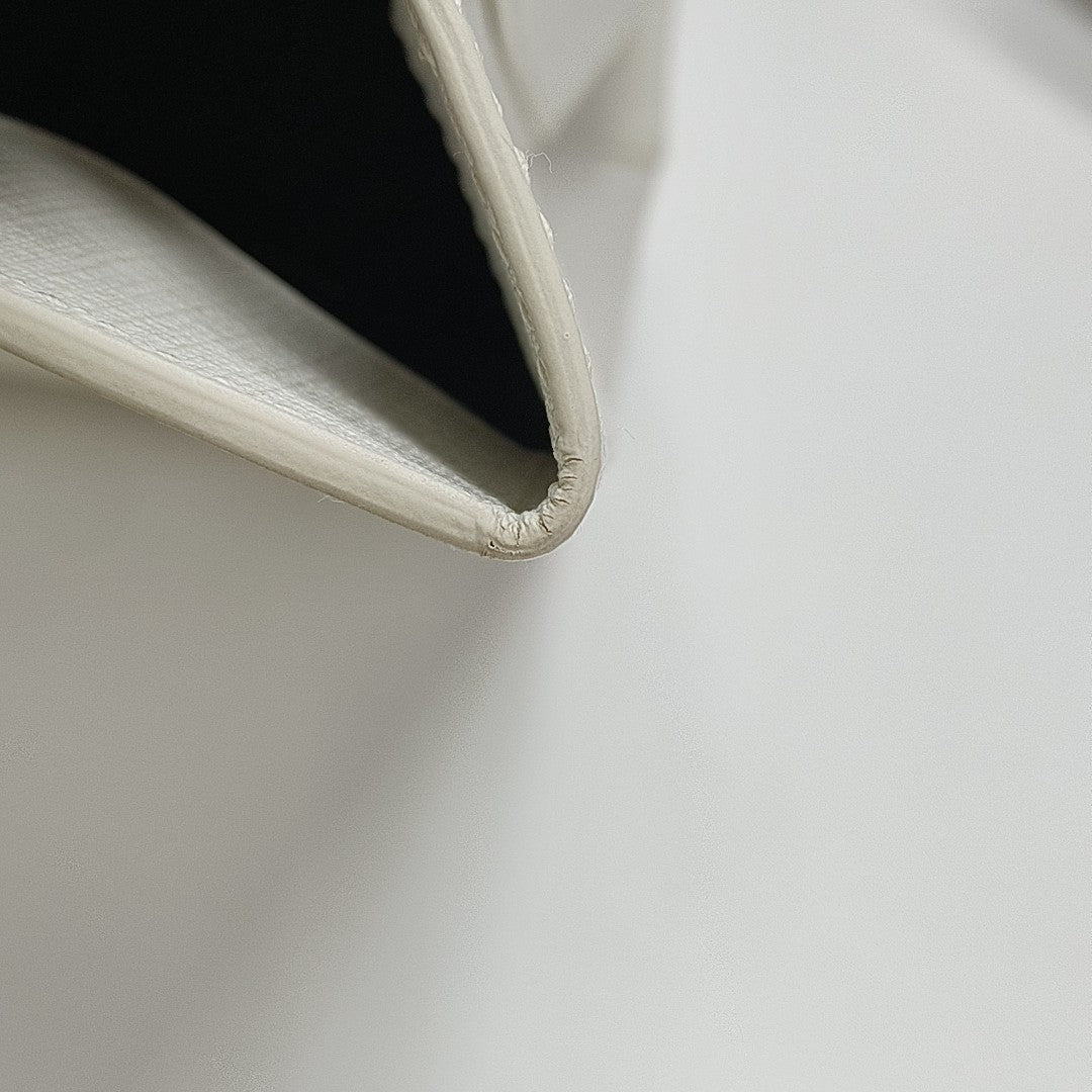 Shopping Bag Super Mini Calfskin White