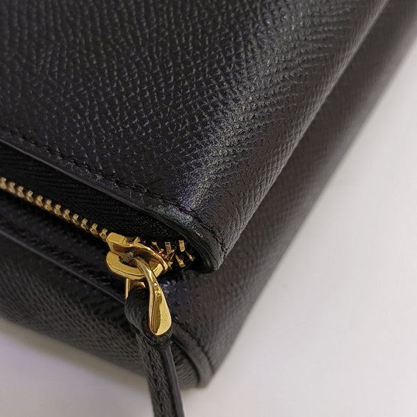 Calfskin Shoulder Bag Black