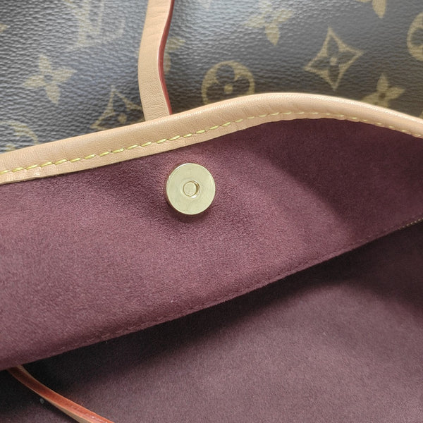 CARRYALL MM Monogram Coated Canvas Brown