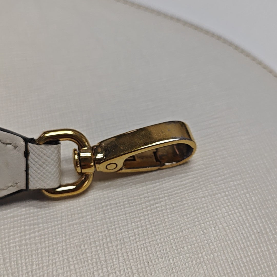 Odette Saffiano Calfskin White