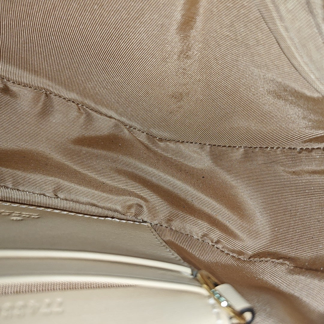 Ophidia Mini Monogram Coated Canvas Beige