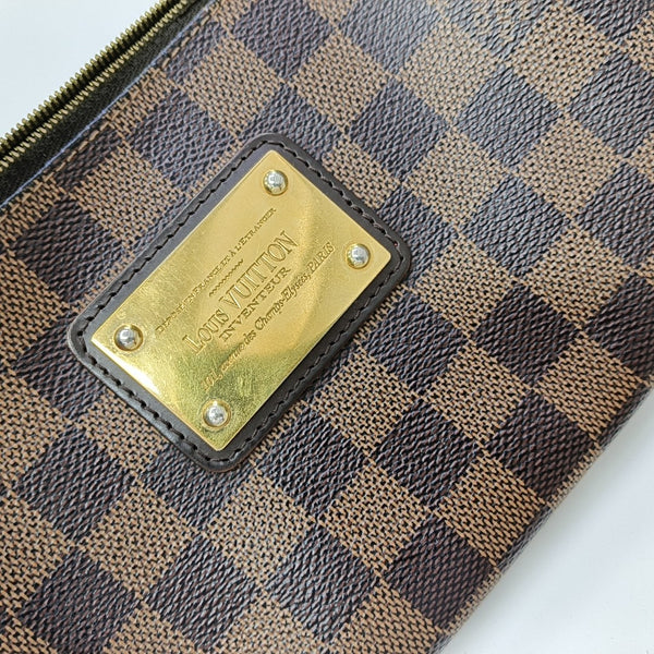 EVA Damier Ebene Coated Canvas Brown