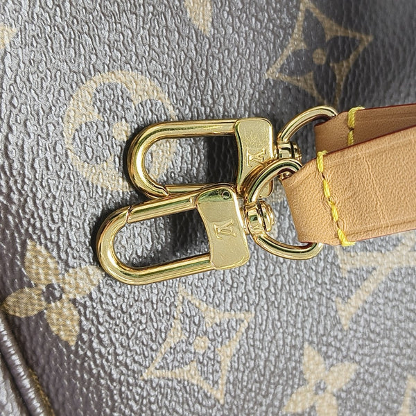 IVY Monogram Coated Canvas Brown