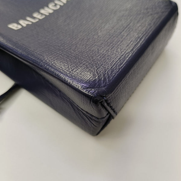Calfskin Shoulder Bag Blue