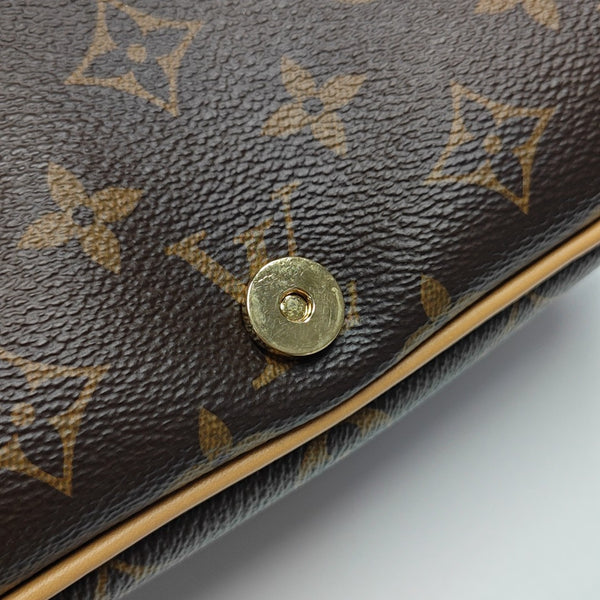 DIANE Monogram Coated Canvas Brown