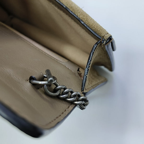 Dionysus Super Mini Monogram Coated Canvas Beige