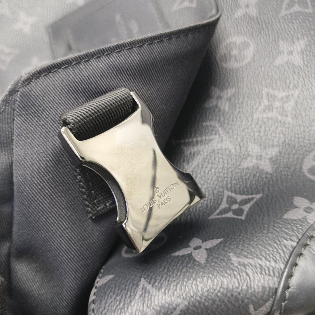 VOYAGER PM Monogram Coated Canvas Black