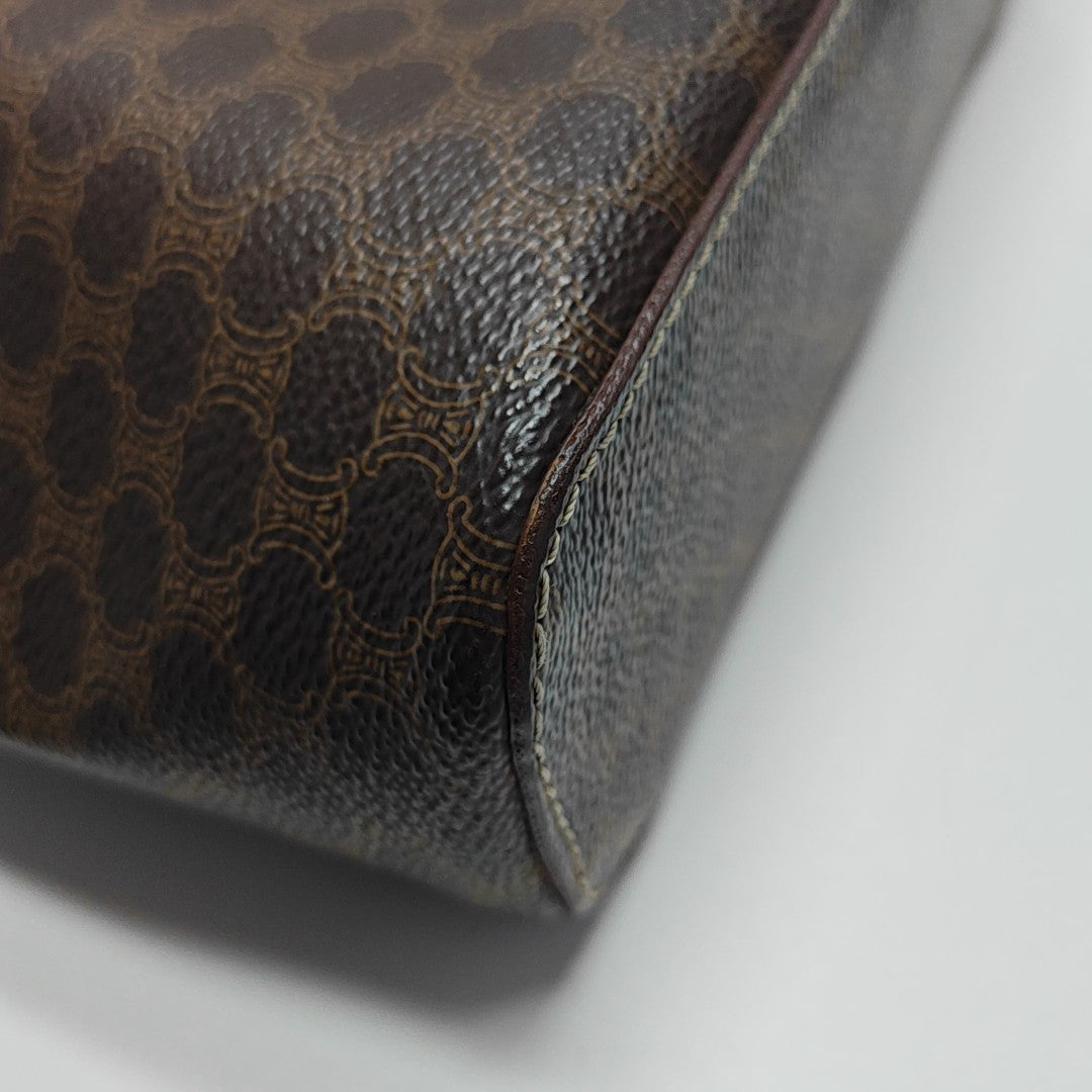 BOLSOS COSMÉTICOS MACADAM TOP HANDLE Lona revestida Marrón