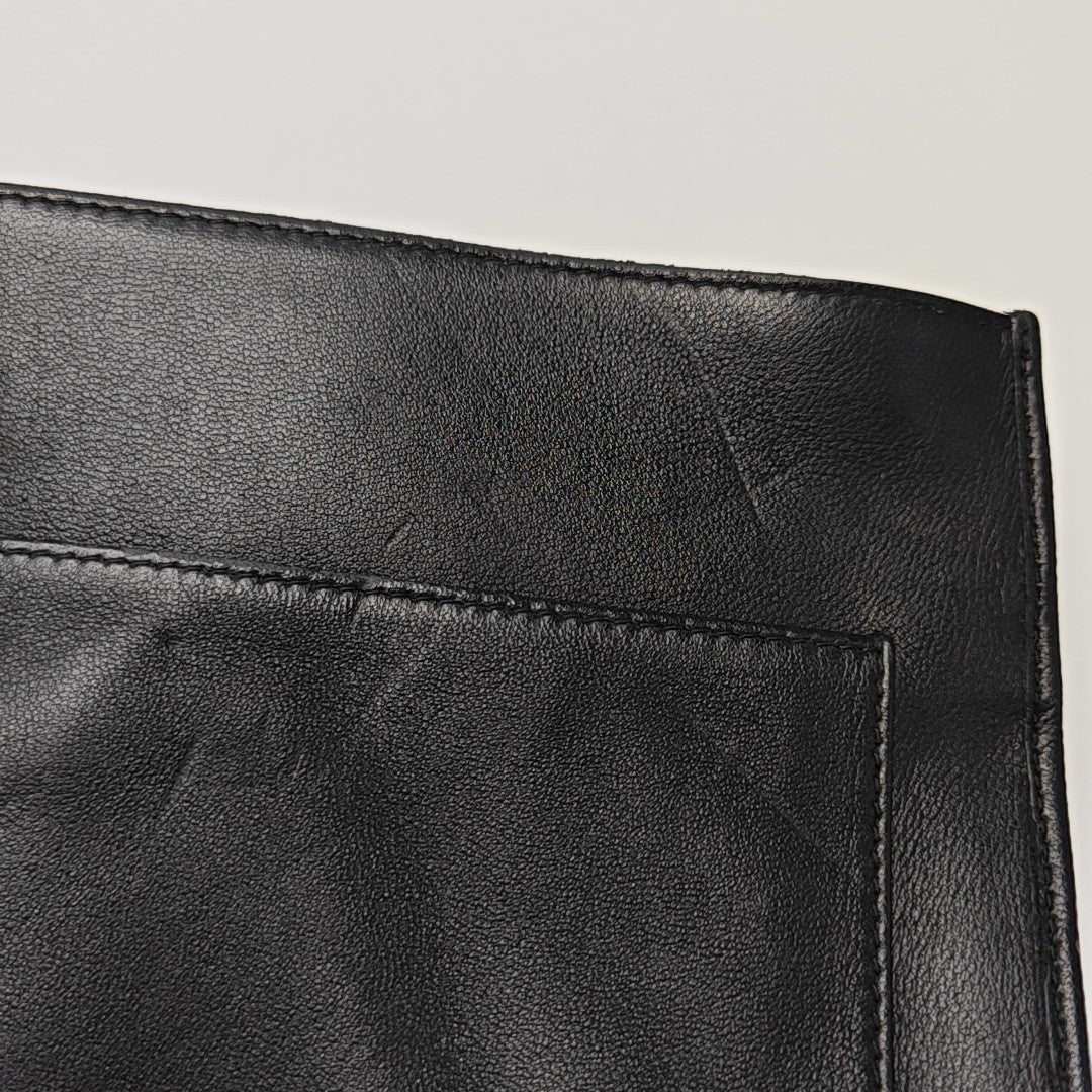 Quilted Lambskin Crossbody Bag Black