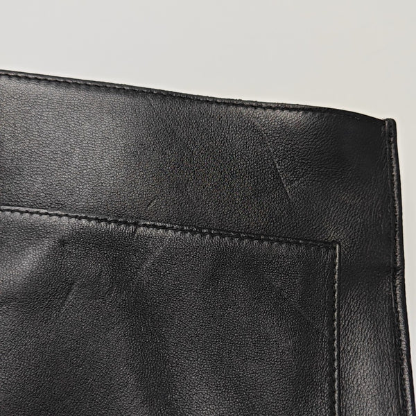 Quilted Lambskin Crossbody Bag Black