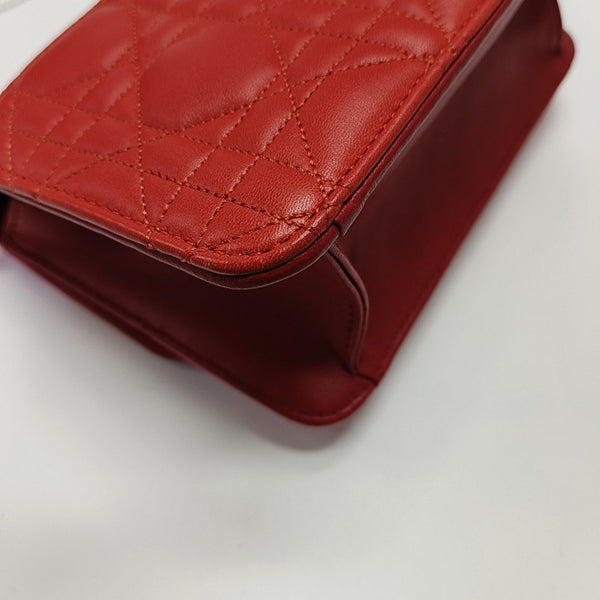 Miss Dior Cannage Lambskin Red