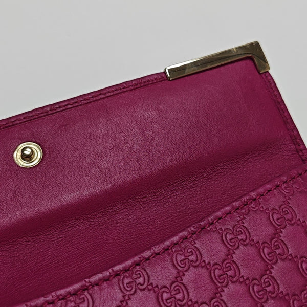 Monogram Calfskin Wallet Pink