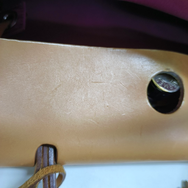 Authenticated pre-owned  Herbag 31 Canvas Purple - Shoulder Bag at Looply