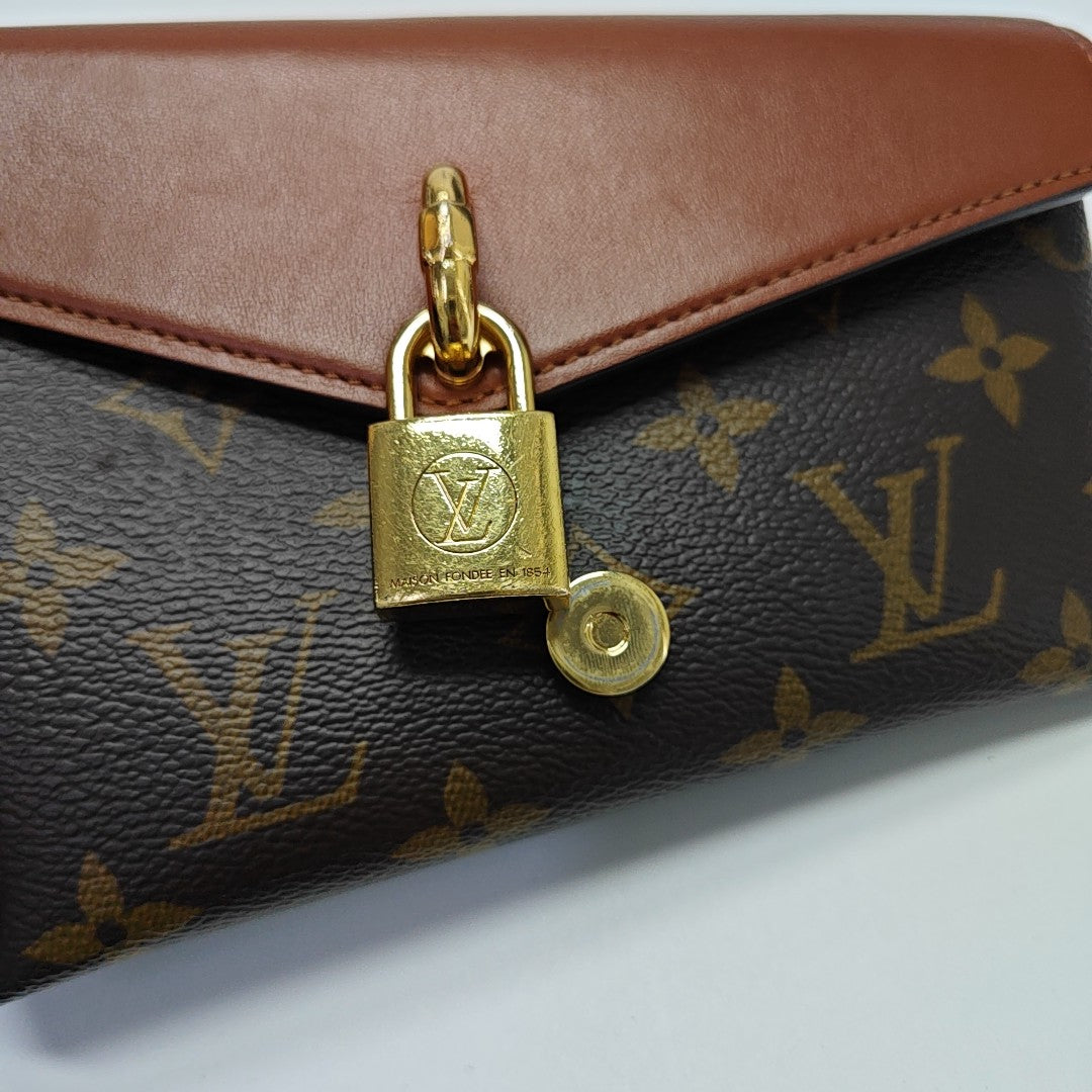 PADLOCK Monogram Coated Canvas Brown