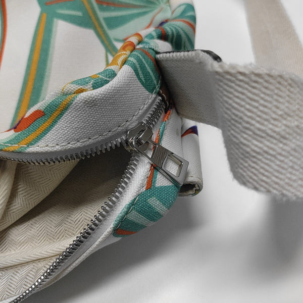 Canvas Shoulder Bag Extra Small White