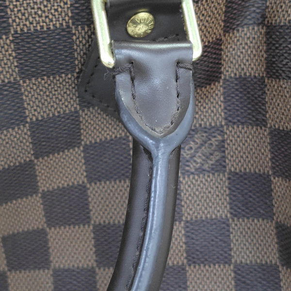 SPEEDY 30 Damier Ebene Coated Canvas Brown
