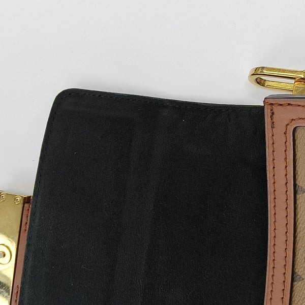 DAUPHINE Mini Monogram Coated Canvas Brown