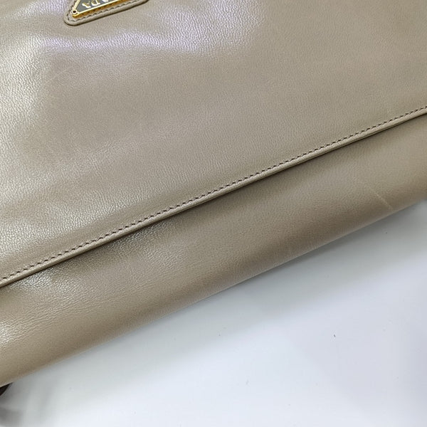 Calfskin Shoulder Bag Beige