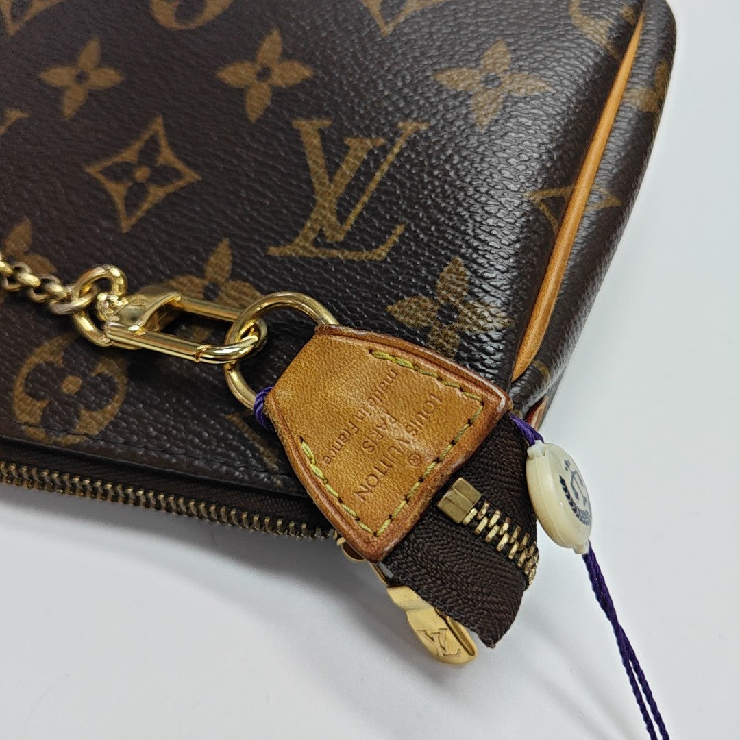 EVA Monogram Coated Canvas Brown