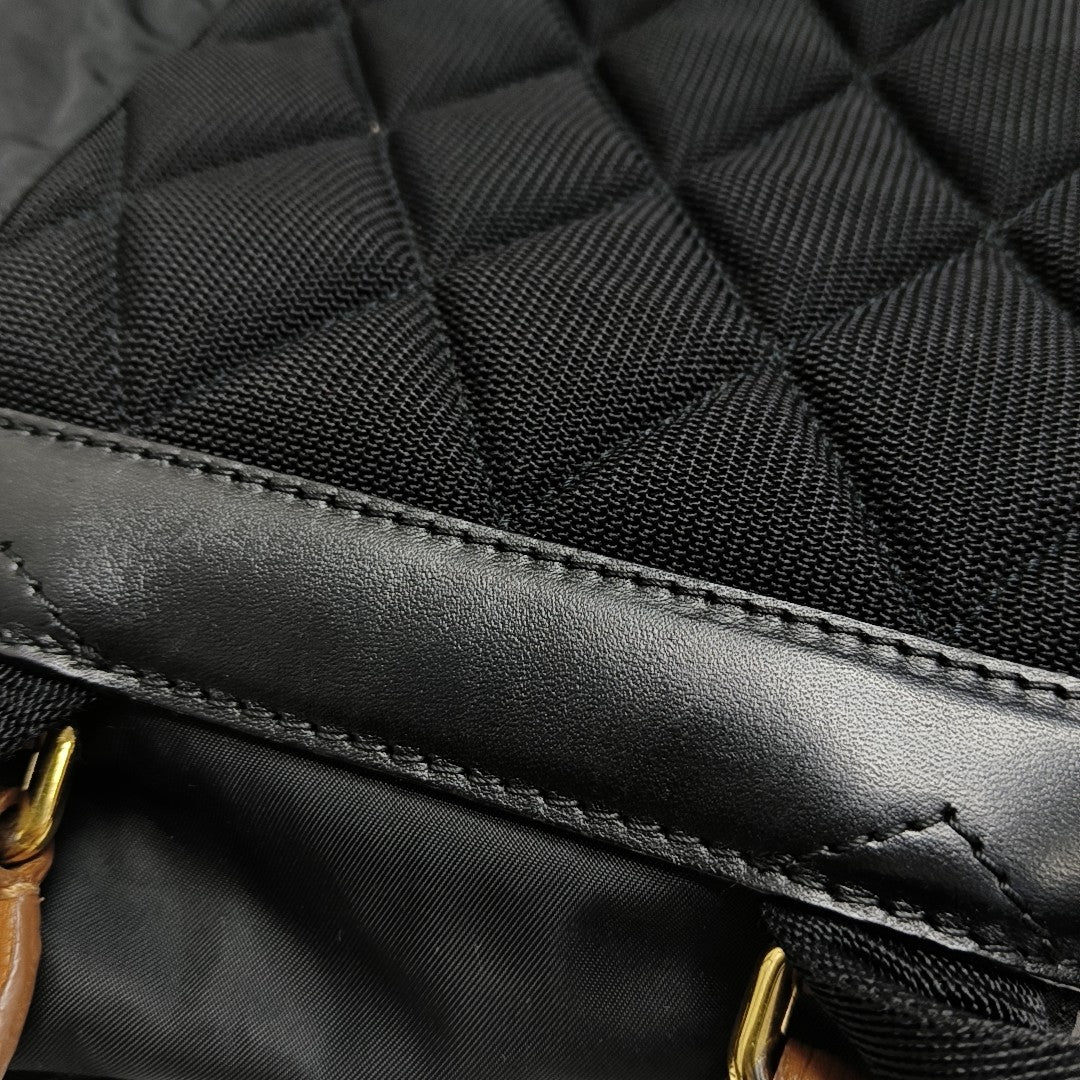 The Rucksack Medium Nylon Black