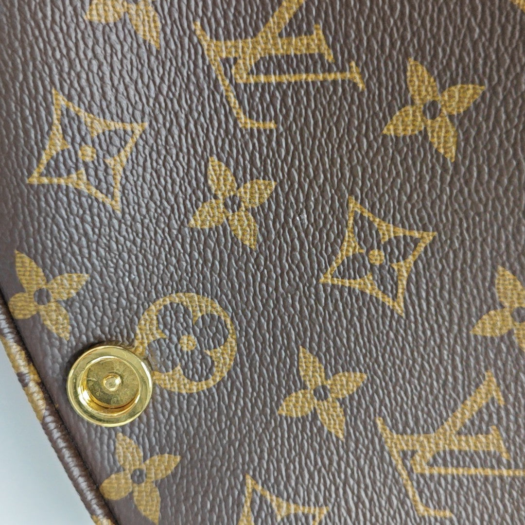SAUMUR BB Monogram Coated Canvas Brown