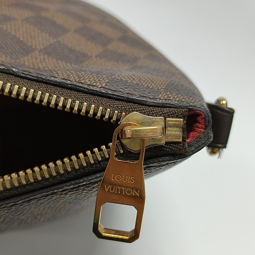 PALERMO PM Damier Ebene Coated Canvas Brown