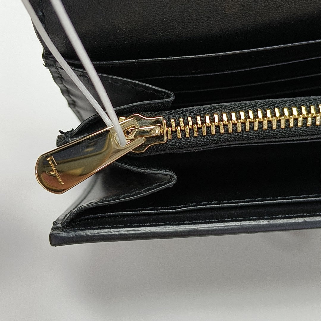 Boxyz Calfskin Black Wallet
